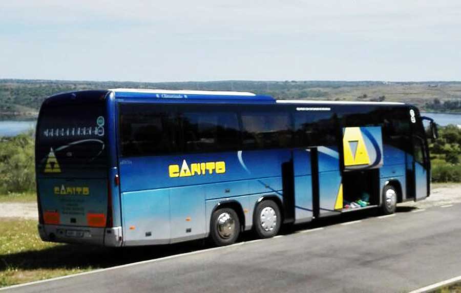 Autocar CANITO preparado para viaje de empresa