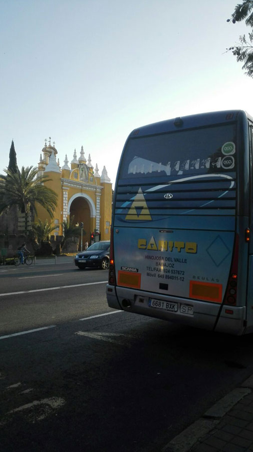 Autocar CANITO en servicio de peregrinación